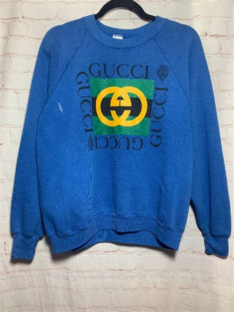 the vintage twin gucci sweatshirt|authentic Gucci sweatshirt.